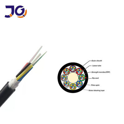 الكابل الخارجي للألياف الضوئية غير المعدنية GYFTY 144 Core Single Mode G652D