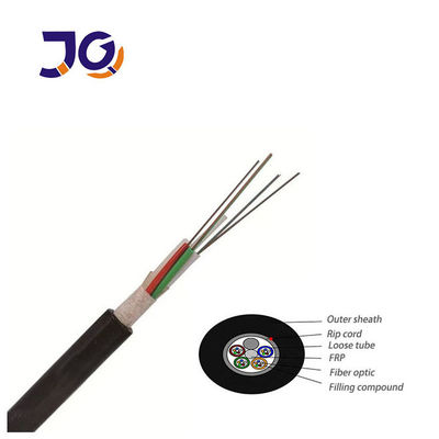 هدية خارجية القناة وضع كابل الألياف الضوئية وضع واحد 24 48 قلب HDPE سترة