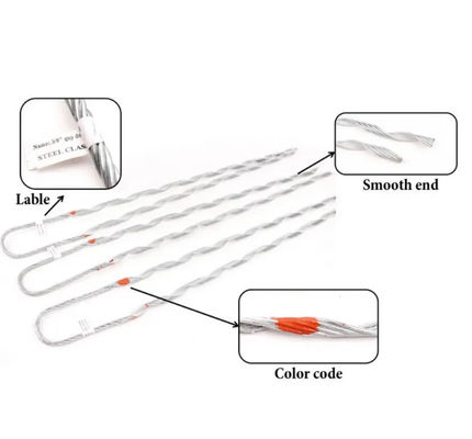 مشبك التوتر المعدل مسبقاً شريط Guy ADSS كابل الاكسسوارات عقدة Guy نهاية مسدودة