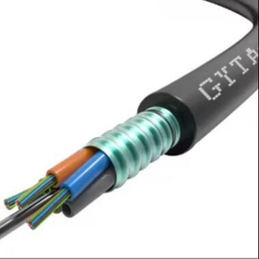 Outdoor GYTA Single Mode Fiber Optic Cable G652D 12 24 Core Duct Aerial Universal Factory Direct Supply