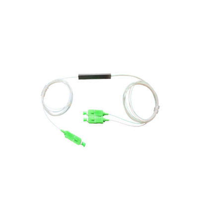 ISO9001 ملحقات الألياف البصرية مفردة SC / UPC SC / APC 1x2 Plc Splitter