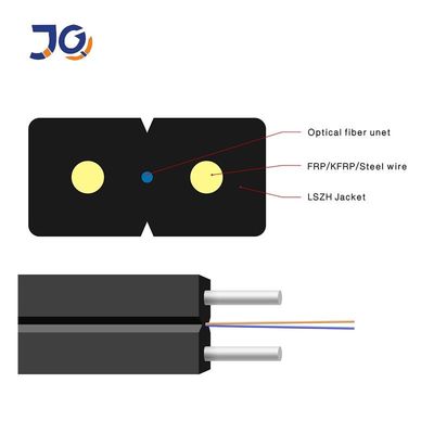 وضع واحد LSZH GJXH FTTX FTTB FTTH كابل إسقاط الألياف البصرية