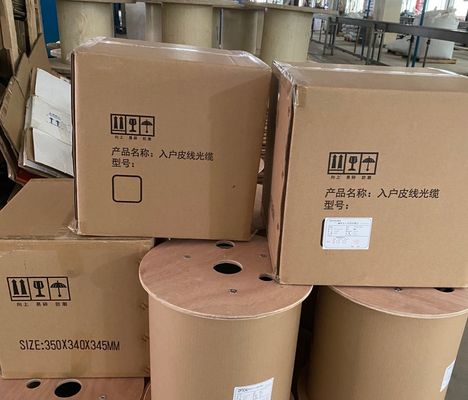 سلك فولاذي 1.0 مم G657A G652D 1 2 4 كبل إسقاط كور