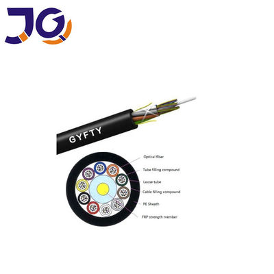 OEM Overhead Single Mode GYFTY G652D كابل الألياف البصرية