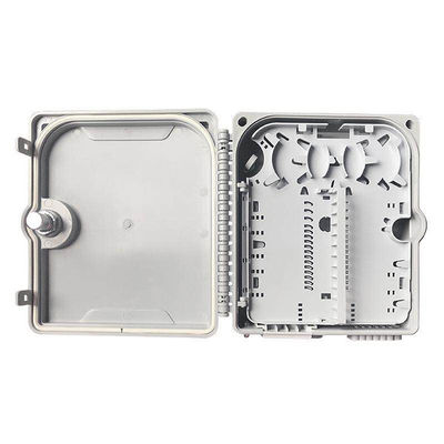 FTTB خارجي 235 * 215 * 70 مم 12 صندوق توزيع الألياف البصرية الأساسية