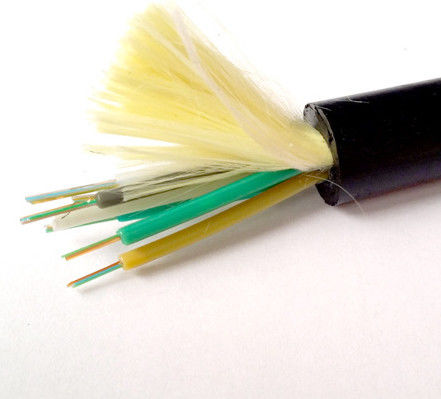 120mm طول امتداد 12 24 كابل الألياف البصرية ADSS الأساسية