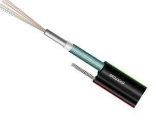 Ftth Fibre Drop Cable 2/4/6/8 Core Single Mode في الهواء الطلق كابل الألياف البصرية الداخلي
