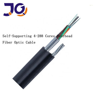 كابل الألياف الضوئية المدرعة الهوائية الشكل 8 كابل الألياف الضوئية للخارج 48 96 GYTC8S GYXTC8S