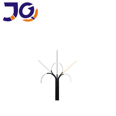 غمد LSZH الأبيض G652D FTTH كابل إسقاط الألياف البصرية