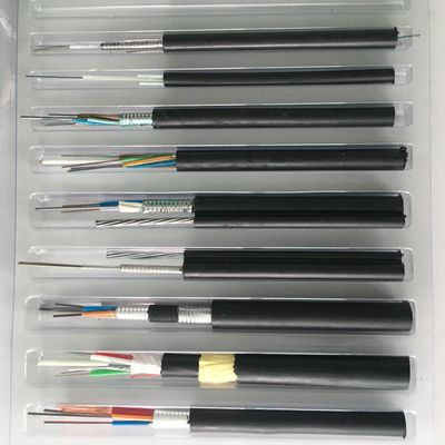 شريط الألمنيوم G652D 6 كور ذو وضع واحد كابل الألياف البصرية المدرع