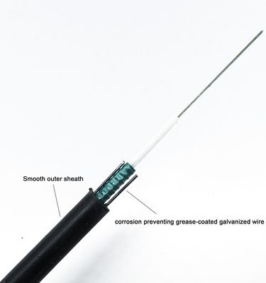 YOFC Armored Aerial GYXTW Fiber Optic Cable 4 6 8 12 24 Core