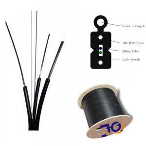 4 كور FTTH الألياف البصرية إسقاط كابل G657A2 اللون المغلفة