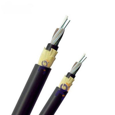 تخصيص كابل الألياف البصرية G652D FRP ADSS الأسود