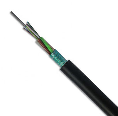 شريط ألومنيوم أحادي الوضع كابل الألياف البصرية 96core GYTA في الهواء الطلق كابل مجرى الهواء