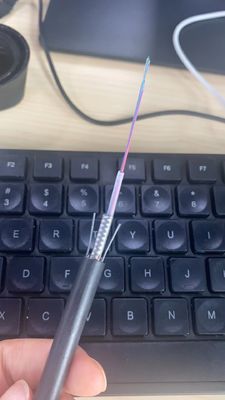 هيكل مضغوط لكابلات الألياف البصرية الهوائية GYXTW 12 Core