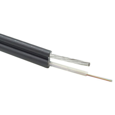 48 الأساسية أسلاك الفولاذ الذين تقطعت بهم السبل الشكل 8 كابل الألياف سترة PE