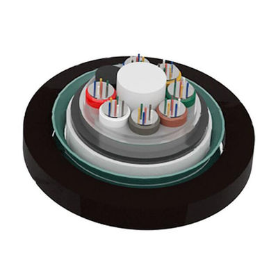 48 الأساسية PE غمد Frp قوة كابل الألياف البصرية المدرعة الذين تقطعت بهم السبل أنبوب فضفاض