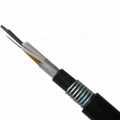 غمد مزدوج 24 نواة GYTA53 وضع واحد كابل الألياف البصرية تحت الأرض