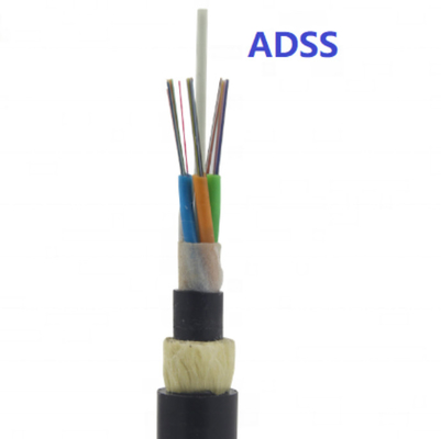 كابل الألياف البصرية ADSS 12 كور وضع فردي خارجي G652D G657A1