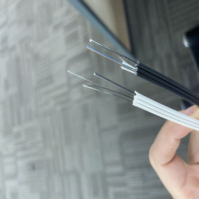 وضع واحد 8 كور FTTH الألياف البصرية إسقاط كابل