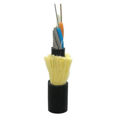 1 2 4 كور الألياف البصرية داخلي / خارجي مسطح FTTH Drop Cable