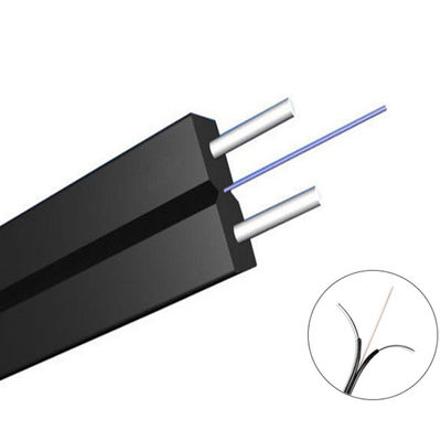 كابلات الألياف الضوئية FTTH G652D G657A الألياف 1 2 Core Single Mode GJYXCH/GJXH قطرة الكابل