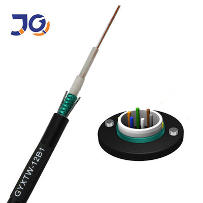 2 4 6 8 16 24 Aerial Armored Outdoor Fiber Optic Cable Gyxtw 1km g652d Single Mode 12 Core