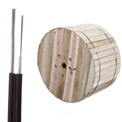 كابل ألياف بصرية هوائي ذاتي الدعم على شكل 8 GYTC8S 24 48 نواة اتصالات خارجية