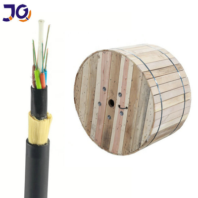 الاتصالات الخارجية ADSS كابل الألياف البصرية G652D يمتد 200 م 72 96 كور